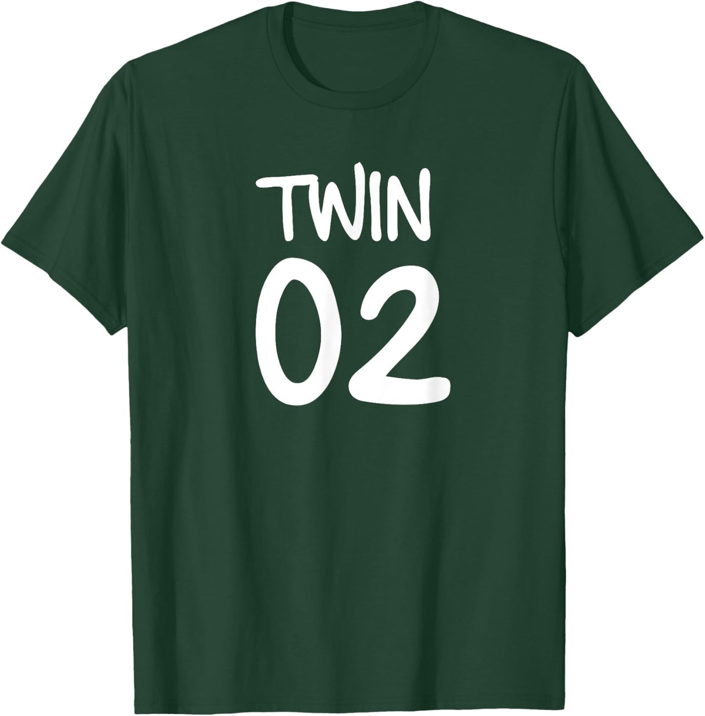 TWIN 1 and TWIN 2 shirts matching twin shirts adults & kids T-Shirt - T-Shirt | Forest