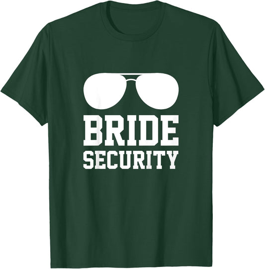 Kids Bride Security - funny youth wedding party T-Shirt - T-Shirt | Forest