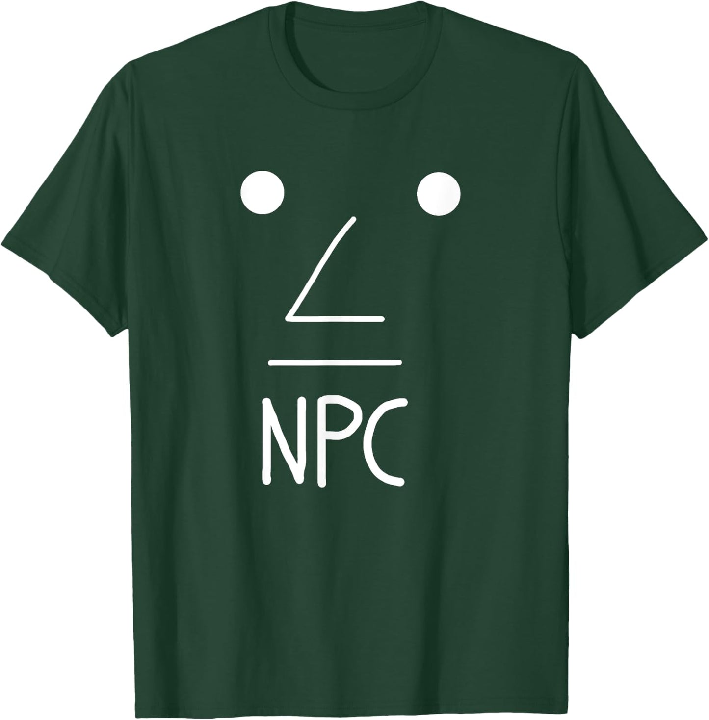 NPC Meme Shirt Non Playable Character Gray Meme Wojak T-Shirt - T-Shirt | Forest