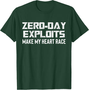 Zero Day Exploits Cyber Security Engineer T-Shirt - T-Shirt | Forest