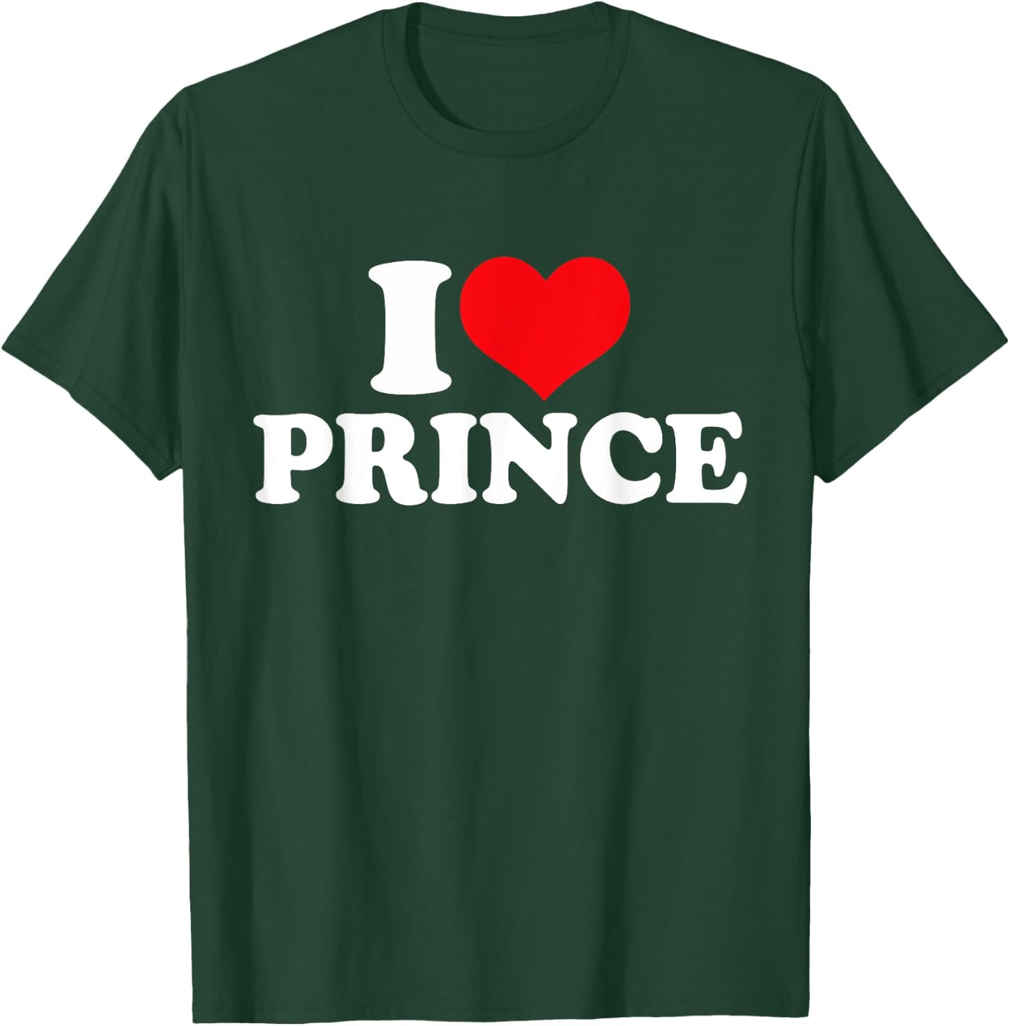 I Love Prince, I Heart Prince T-Shirt - T-Shirt | Forest