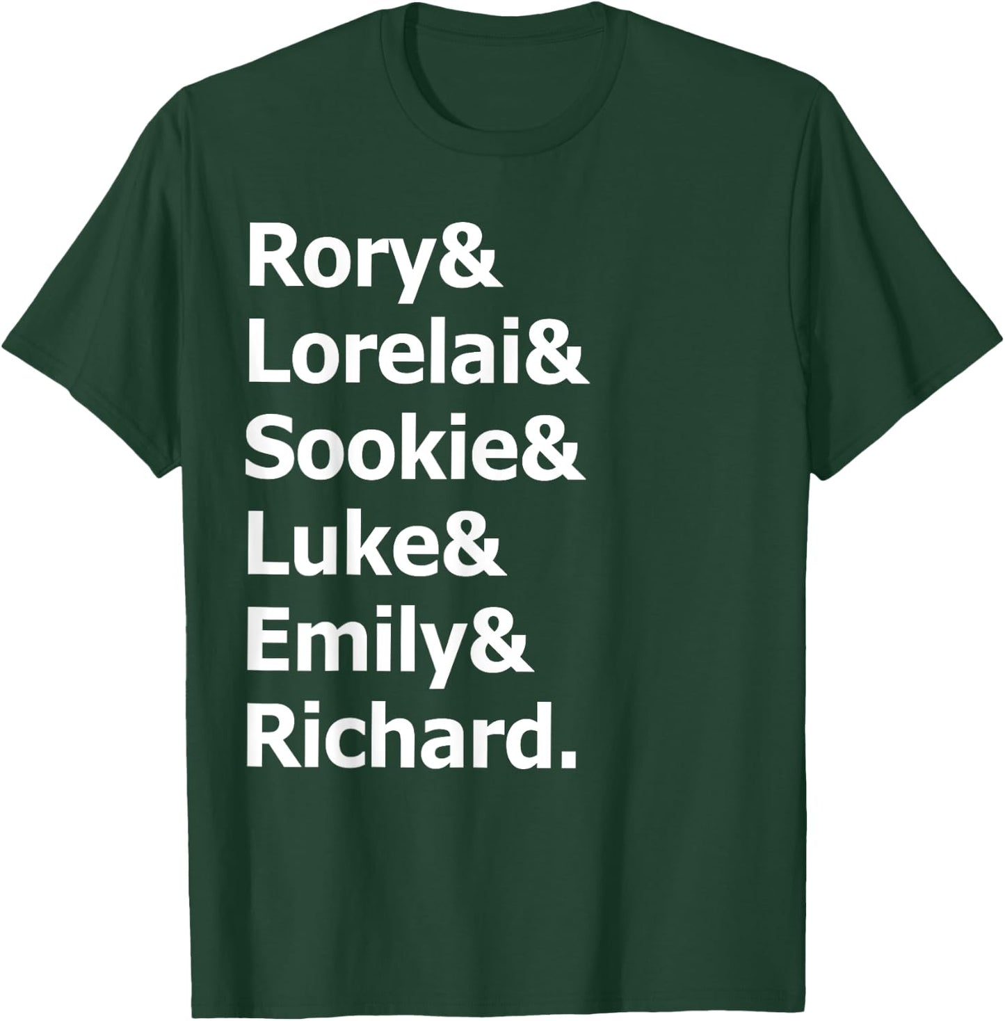 Rory and Lorelai and Sookie and Luke and Emily and Richard T-Shirt - T-Shirt | Forest