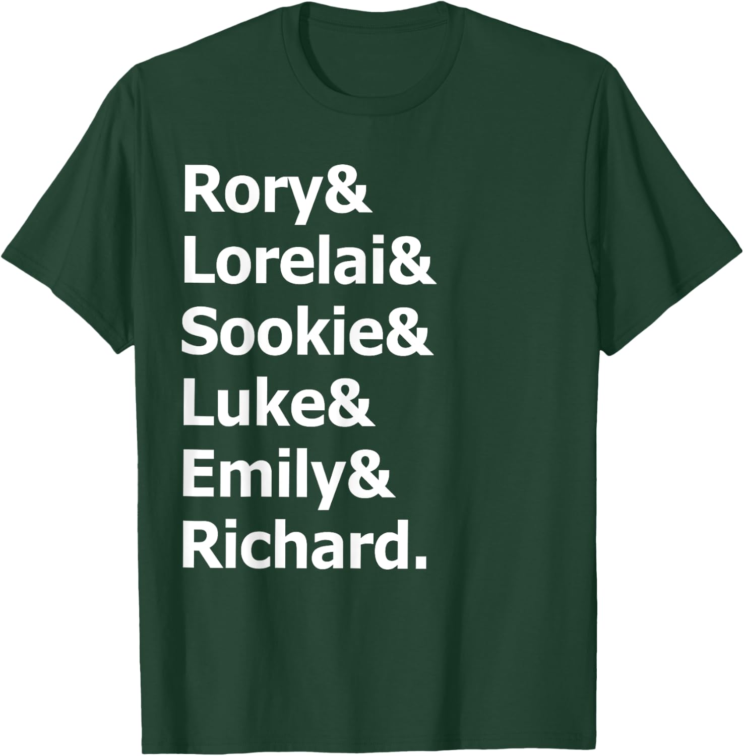 Rory and Lorelai and Sookie and Luke and Emily and Richard T-Shirt - T-Shirt | Forest