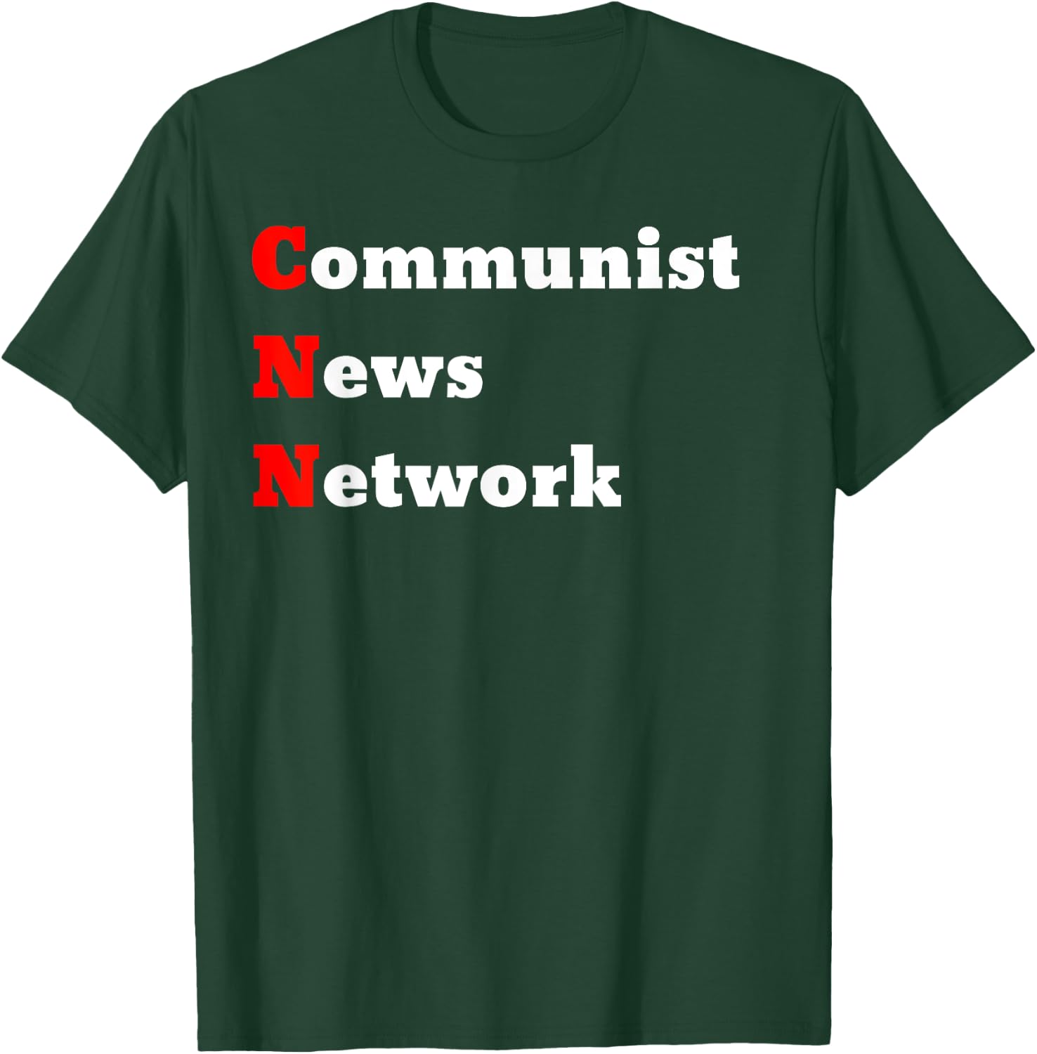 Communist News Network T-Shirt - T-Shirt | Forest