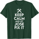 Jose Handyman Birthday Name Personalized Jose Mechanic T-Shirt - T-Shirt | Forest