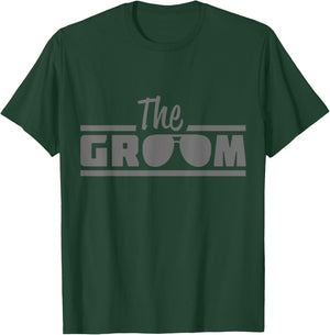 The Groom Vintage Men Wedding Day Groom To Be T-Shirt - T-Shirt | Forest