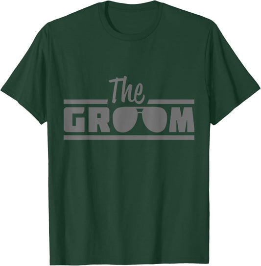 The Groom Vintage Men Wedding Day Groom To Be T-Shirt - T-Shirt | Forest