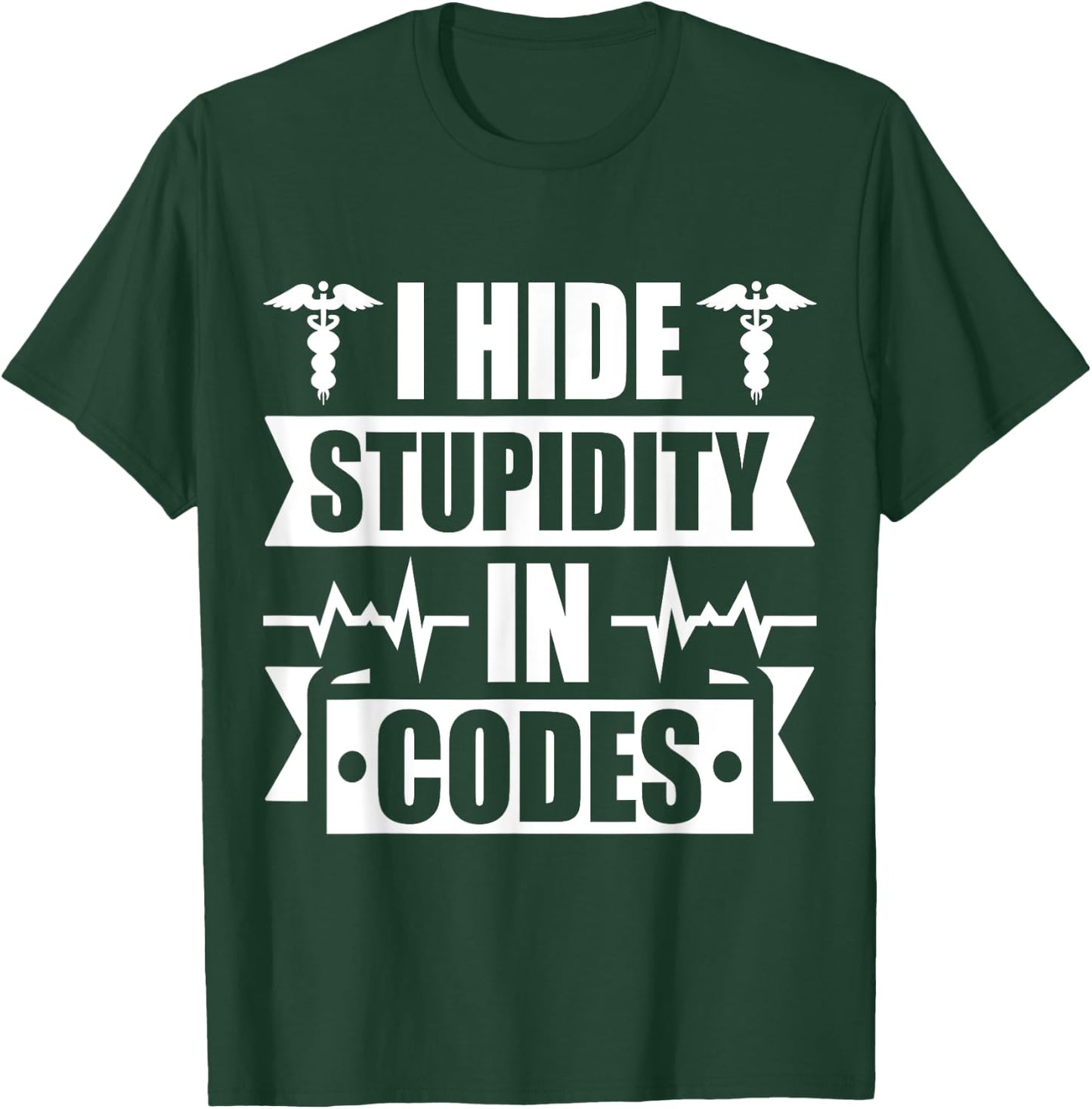 Medical coder medical coding T-Shirt - T-Shirt | Forest