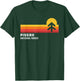 Retro Sunset Pisgah National Forest Asheville North Carolina T-Shirt - T-Shirt | Forest