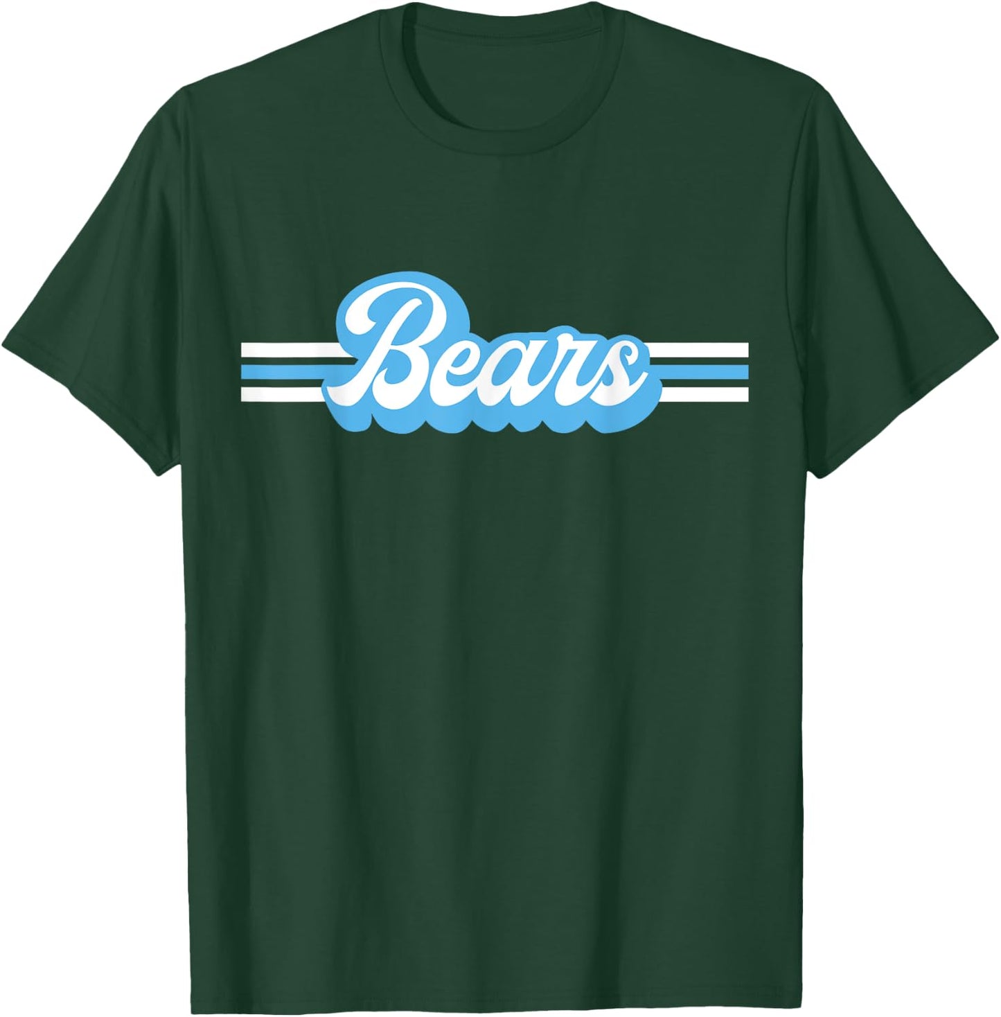 Retro Bears Mascot, School Spirit, Bear Sports T-Shirt - T-Shirt | Forest