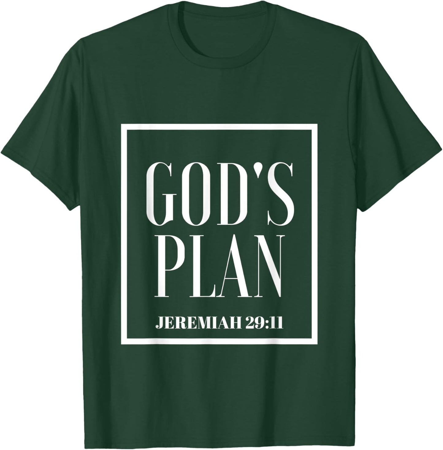 God's Plan - Bible church to prosper in Jesus T-Shirt - T-Shirt | Forest
