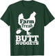 Farm Fresh Butt Nuggets Poultry Farmer Gift Funny Chicken T-Shirt - T-Shirt | Forest