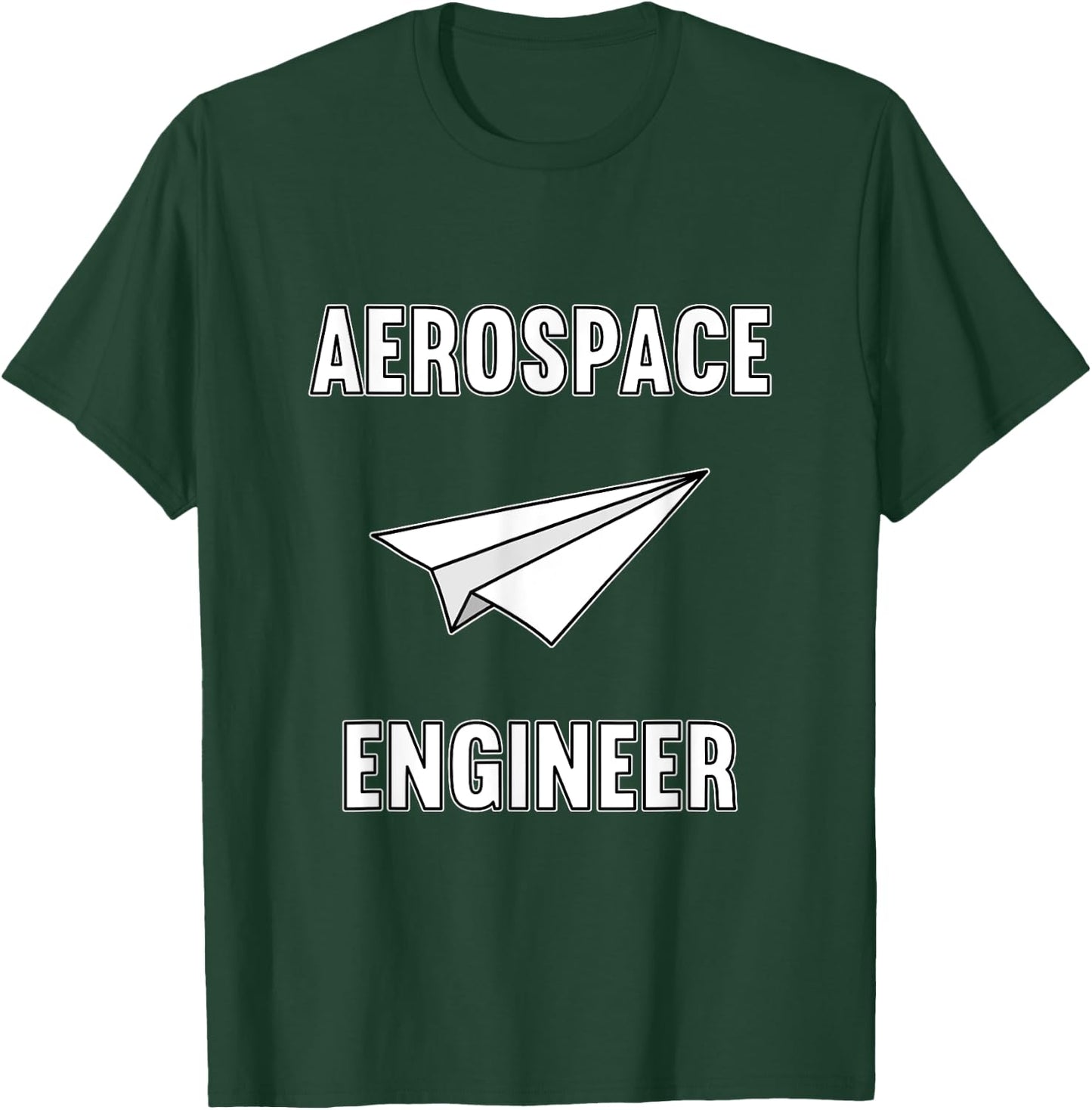 Aerospace Student Engineering Pilot Funny Aerospace Engineer - Adults - Black - Short Sleeve - Small - Classic Fit - Cotton Blend - Humorous Modern Casual - All Seasons - 1 Count T-Shirt - T-Shirt | Forest