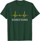 Heartbeat Wizard of Wires Electrical Specialist T-Shirt - T-Shirt | Forest