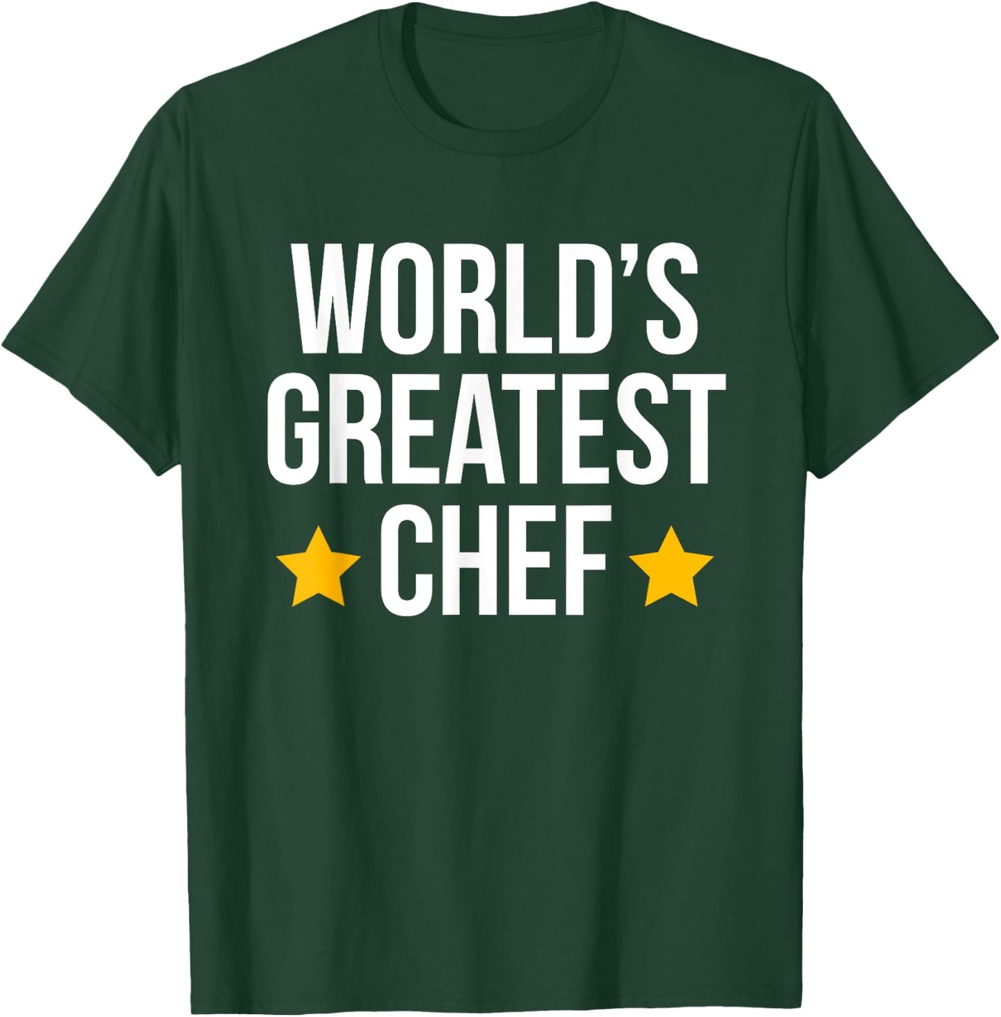 World's Greatest Chef Kitchen Funny Cook T-Shirt - T-Shirt | Forest