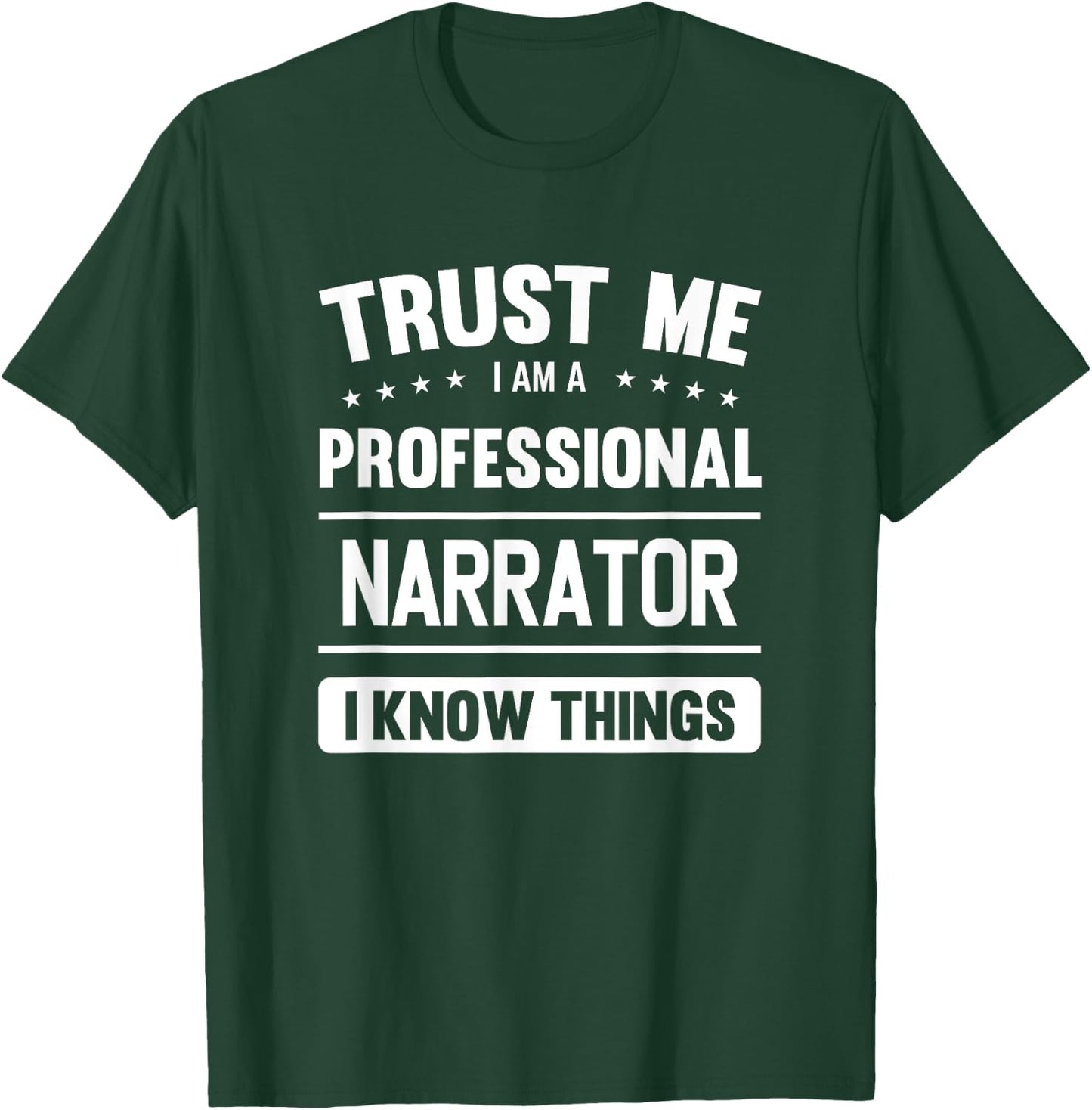 Narrator Ideas For Narrators Professional Narrators - Black, Small - -Adults T-Shirt - T-Shirt | Forest