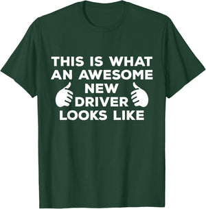 Driving Licence Passed: Driving School Driver, car T-Shirt - T-Shirt | Forest