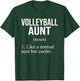Volleyball Aunt - Funny Aunt Volleyball Definition Auntie T-Shirt - T-Shirt | Forest