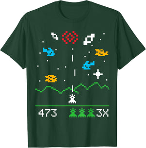 Sheldon Nerdy Vintage Astro Attack Video Gamer Geek Gift T-Shirt - T-Shirt | Forest