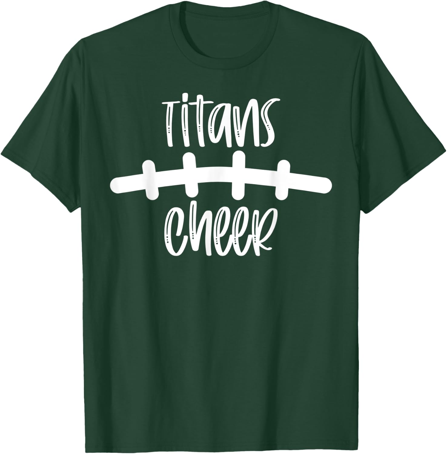 Titans Cheer School Spirit Football Team Mascot Game Night T-Shirt - T-Shirt | Forest
