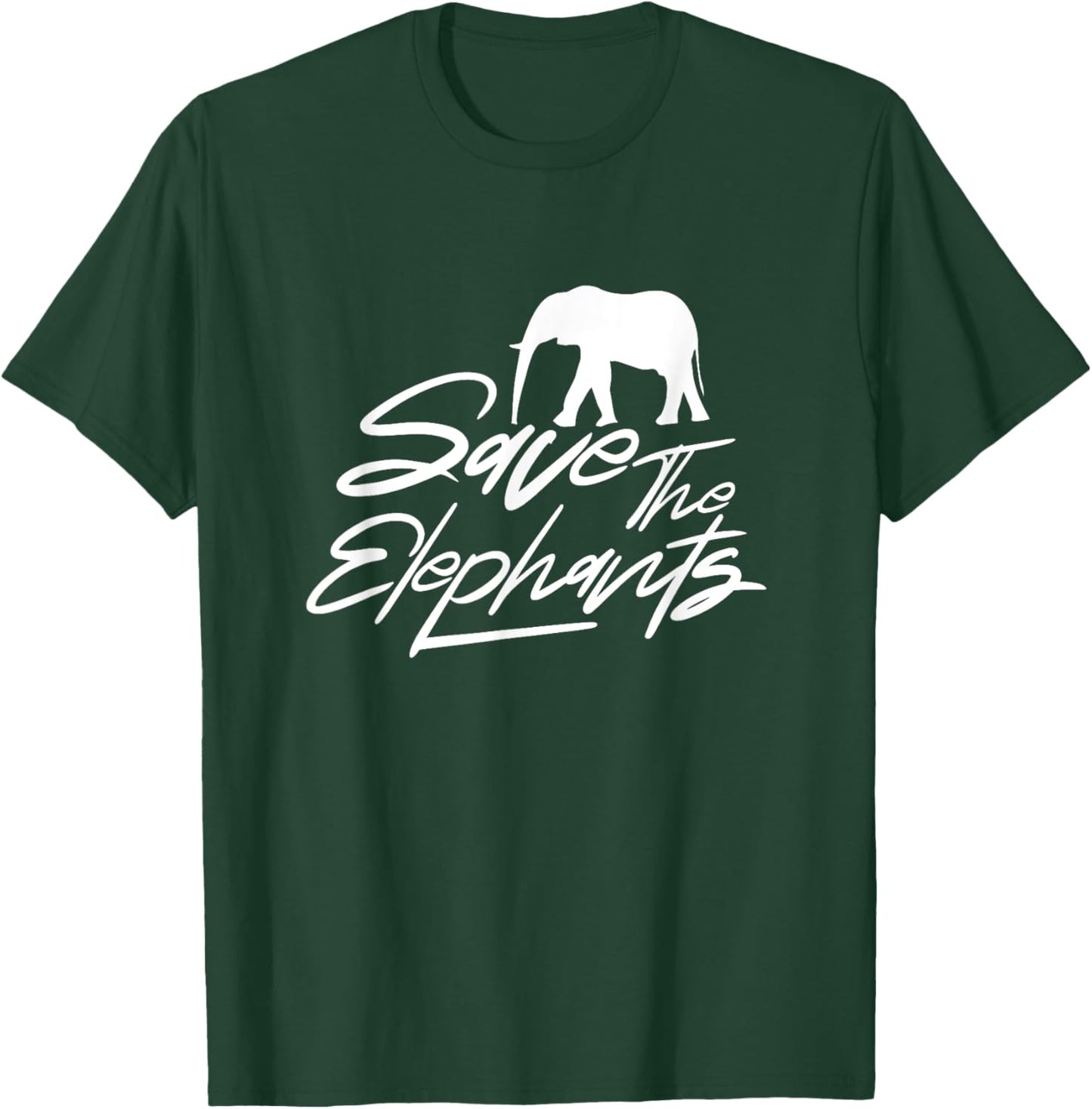 Save the elephants Poacher Elephant Poaching T-Shirt - T-Shirt | Forest