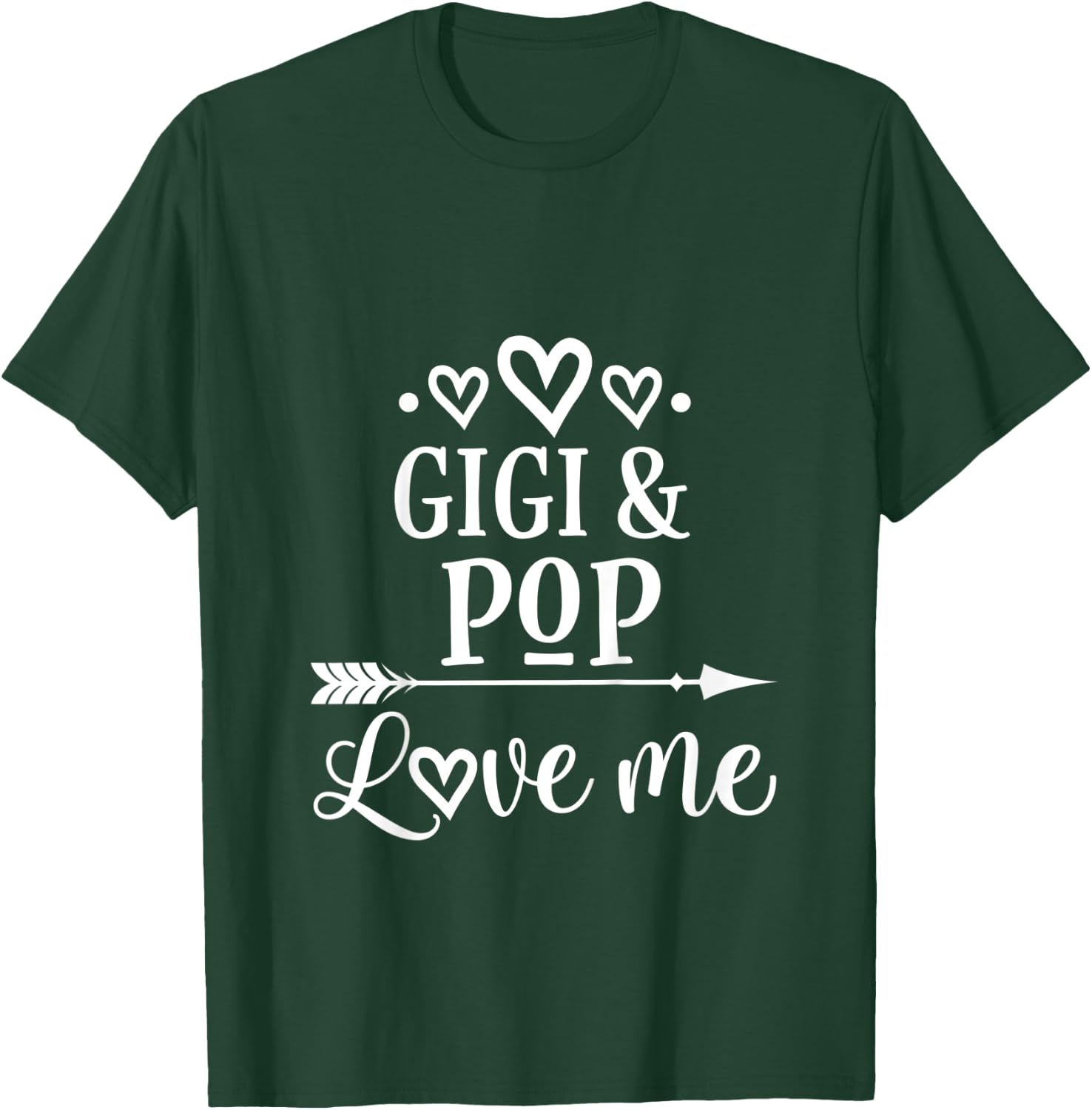 Kids Gigi and Pop Love Me Granddaughter T-Shirt - T-Shirt | Forest