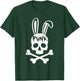 Punk Skull Rabbit Rock Music Aesthetic Subculture Rocker T-Shirt - T-Shirt | Forest