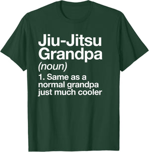 Jiu-Jitsu Grandpa Definition Funny Sports Martial Arts T-Shirt - T-Shirt | Forest