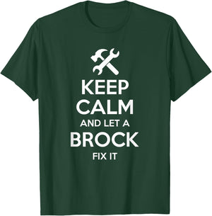 BROCK Funny Surname Birthday Family Tree Reunion Gift T-Shirt - T-Shirt | Forest