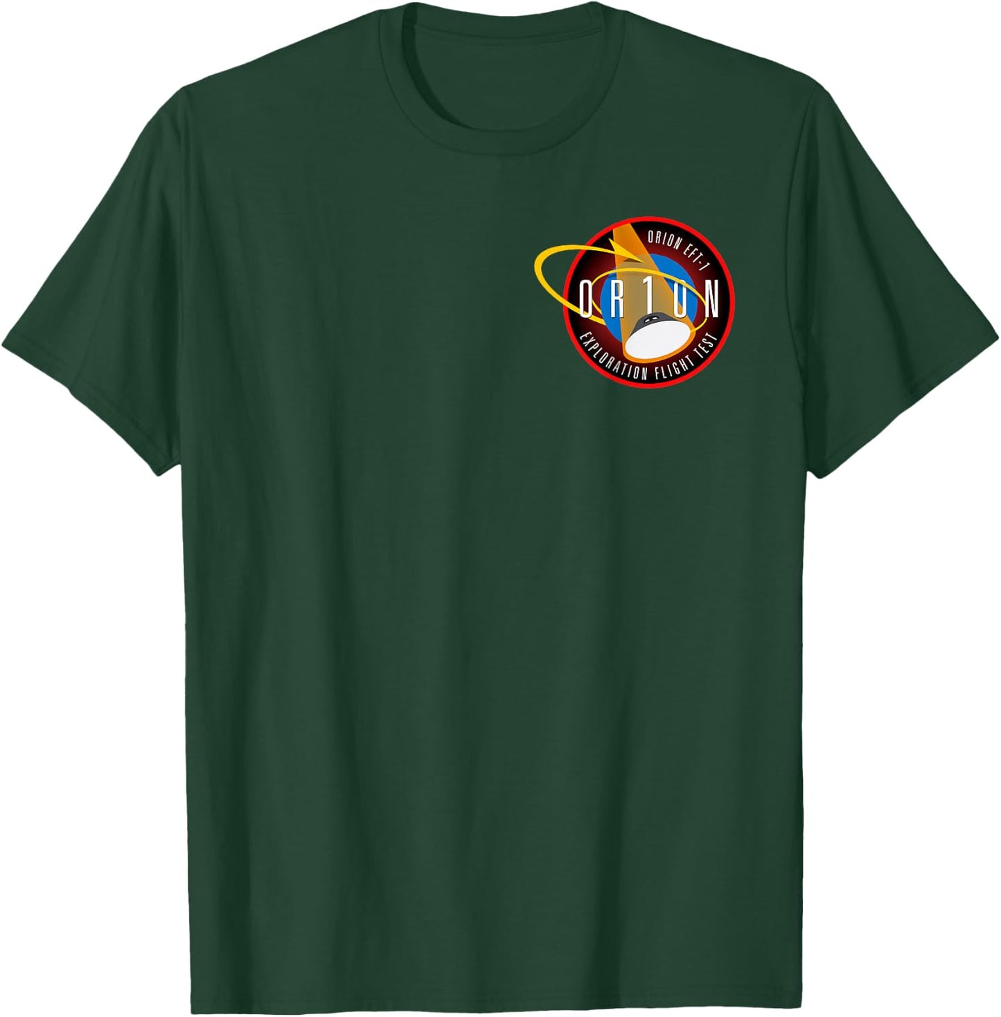 Orion ETF 1 Insignia - Small Crew Spacecraft Patch T-Shirt - T-Shirt | Forest