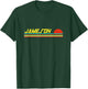 Jameson First Name Logo Retro Sunset Surfer Style Jameson T-Shirt - T-Shirt | Forest