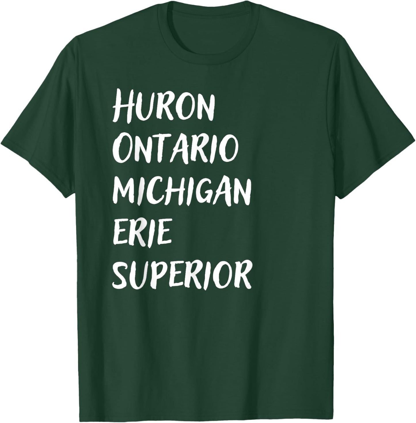 The Great Lakes HOMES Michigan Gift Vintage T-Shirt - T-Shirt | Forest