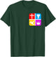 Foursquare Gospel Pentecostalism Church Logo Christianity T-Shirt - T-Shirt | Forest