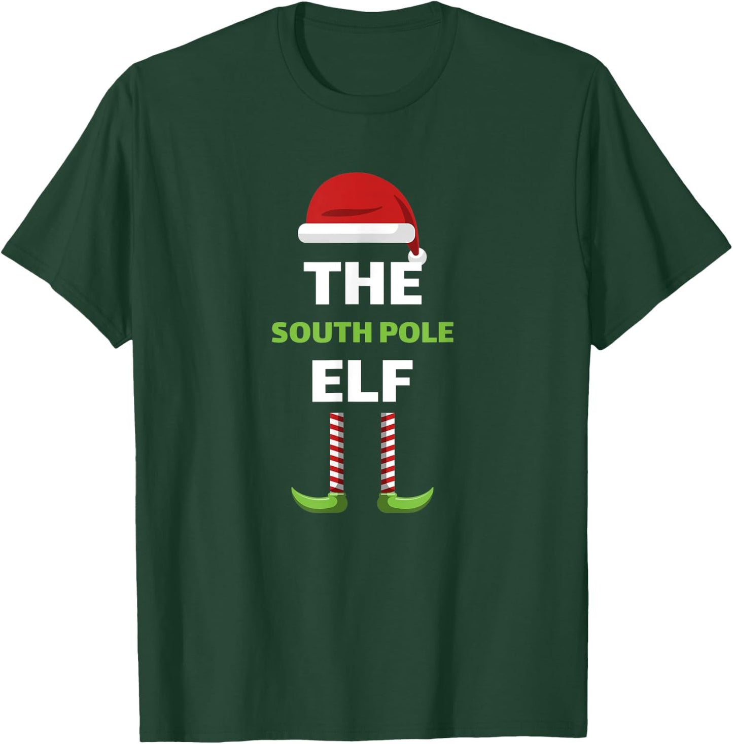 The South Pole Elf Funny Matching Family T-Shirt - T-Shirt | Forest