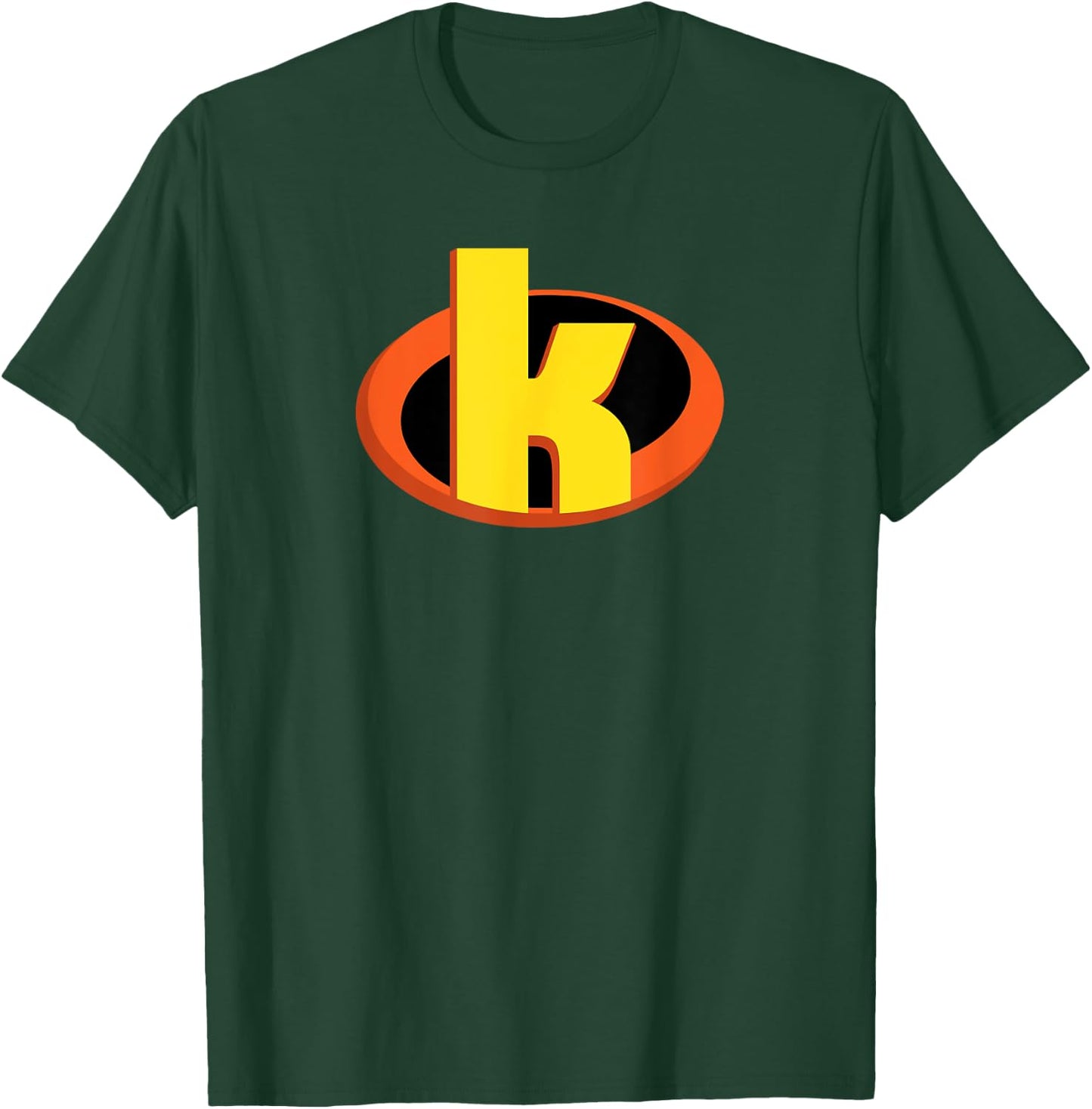 Incredible SuperHero Shield Letter K name Gift T-Shirt - T-Shirt | Forest