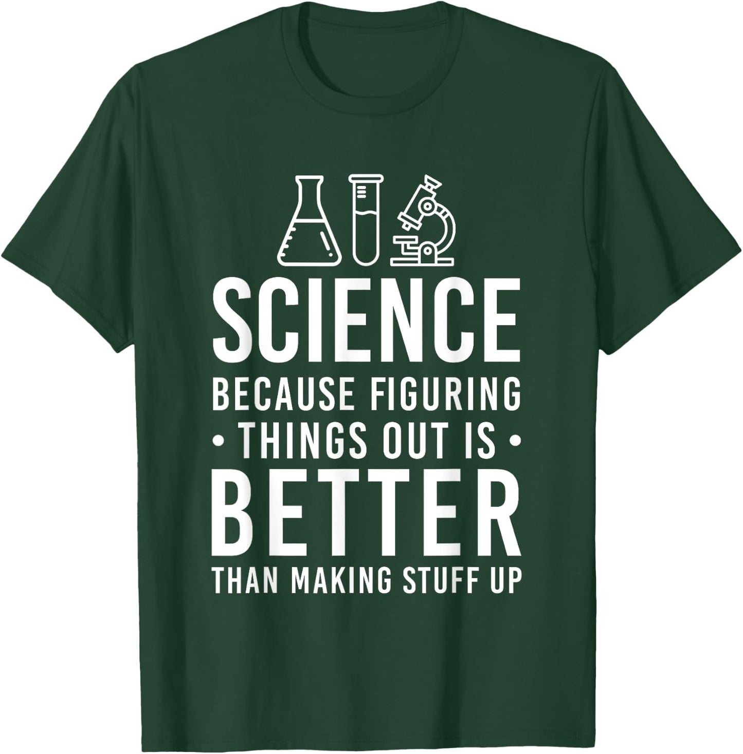 Cool Science Art Men Women Biology Chemistry Science Teacher T-Shirt - T-Shirt | Forest