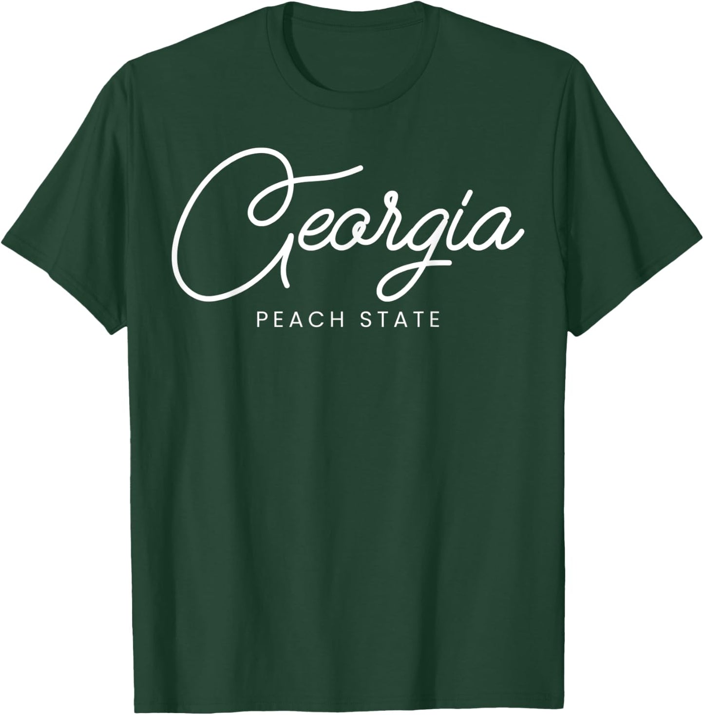 Georgia Gifts Shirt GA Graphic . Peach State T-Shirt - T-Shirt | Forest