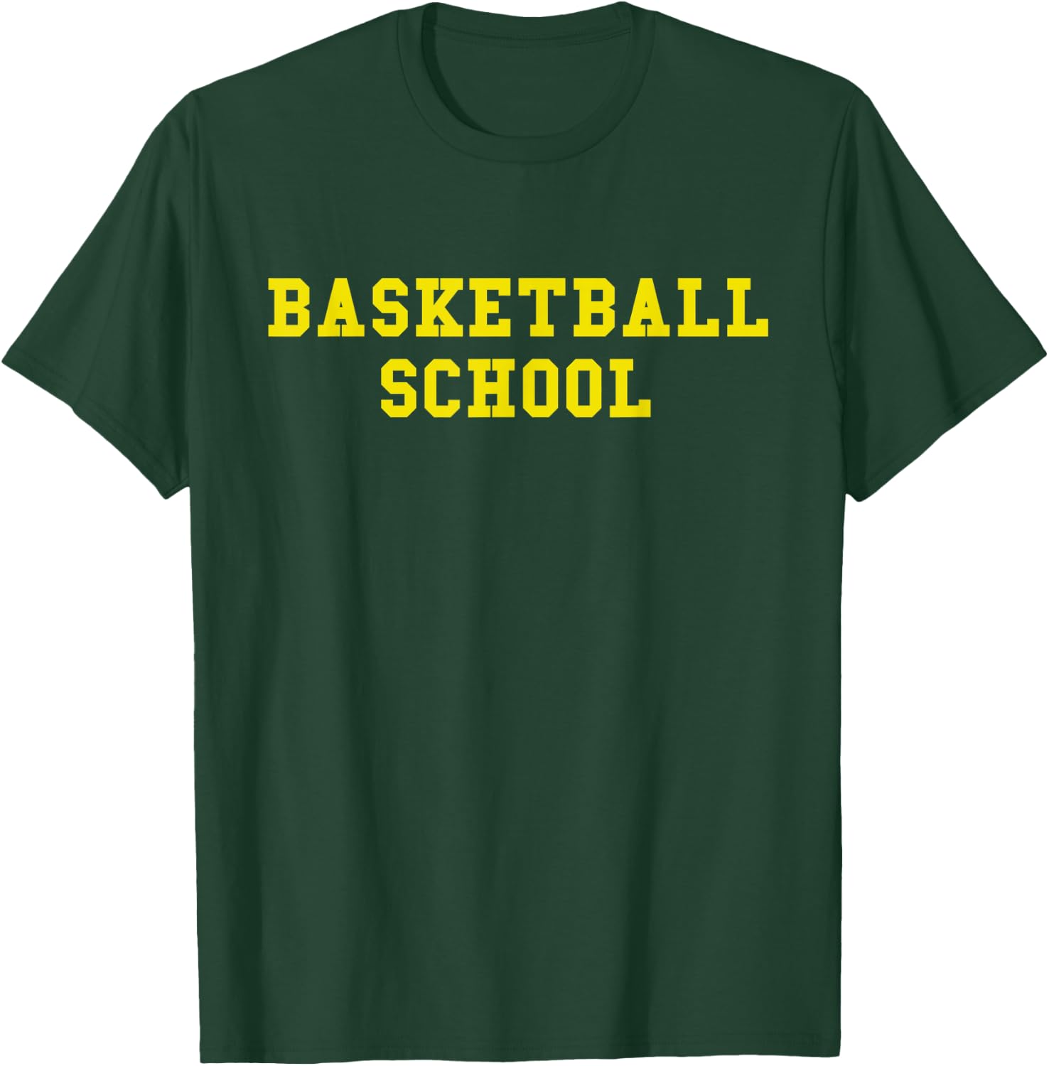 Basketball School Maize and Blue T T-Shirt - T-Shirt | Forest