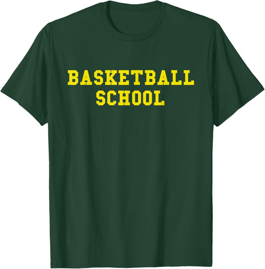 Basketball School Maize and Blue T T-Shirt - T-Shirt | Forest