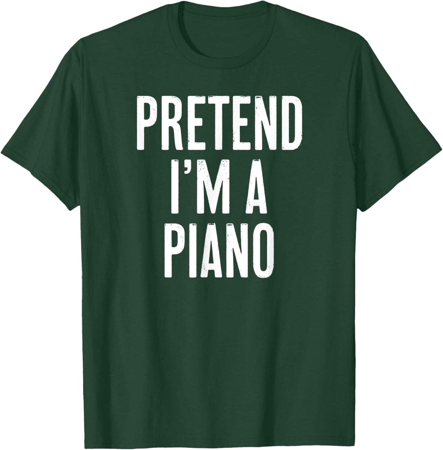 Simple Easy Pretend I'm a Piano Halloween Costume T-Shirt - T-Shirt | Forest