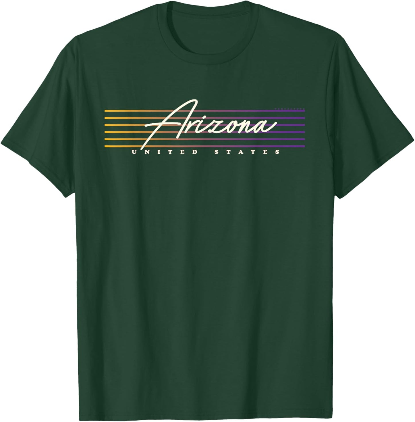 Arizona US State Vintage Style Retro Arizona T-Shirt - T-Shirt | Forest