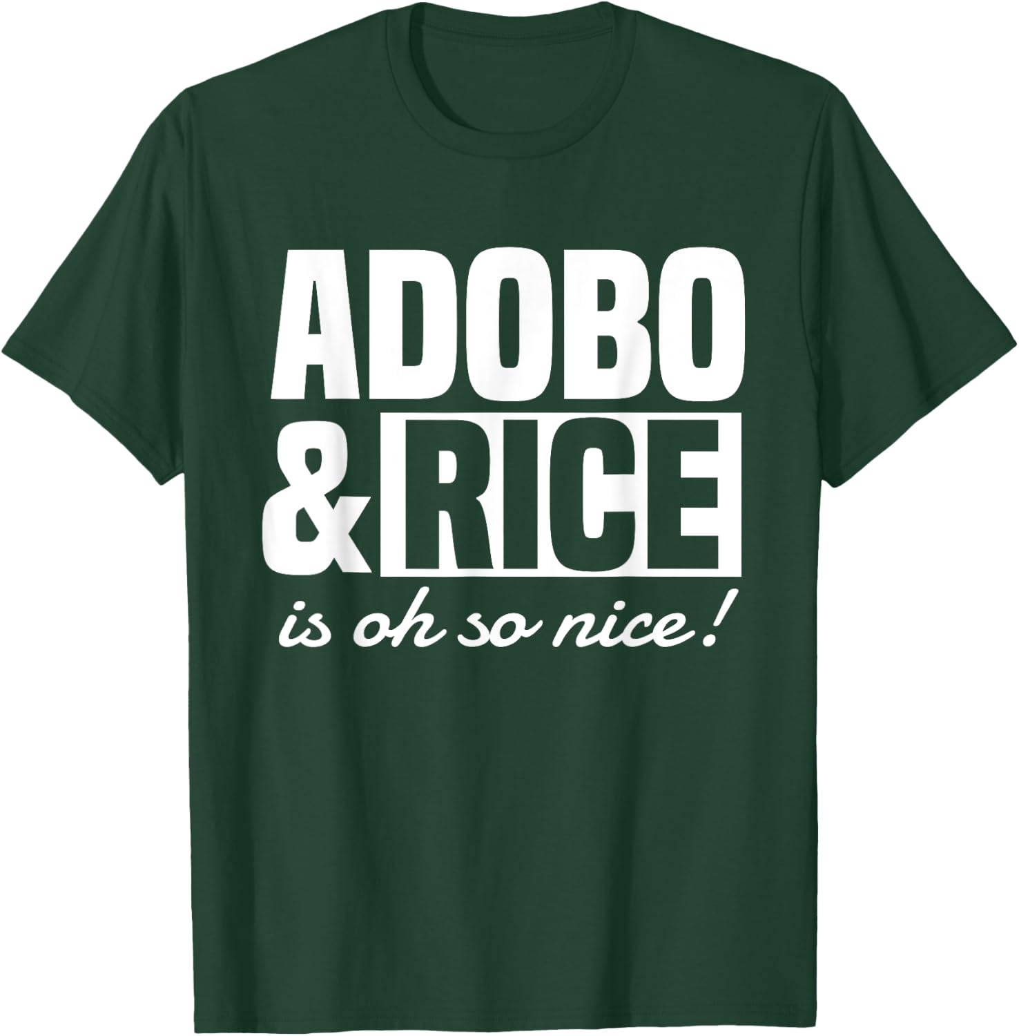 Adobo Rice Filipino Pinoy Food Philippines Pride T-Shirt - T-Shirt | Forest