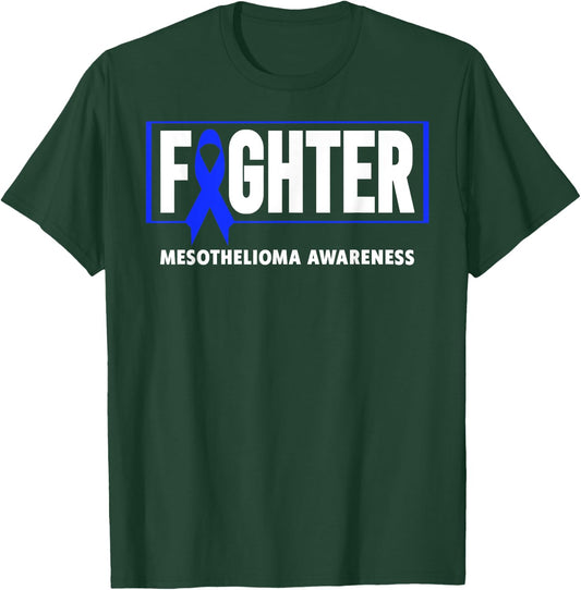 Mesothelioma Awareness Shirt - Mesothelioma Fighter T-Shirt - T-Shirt | Forest