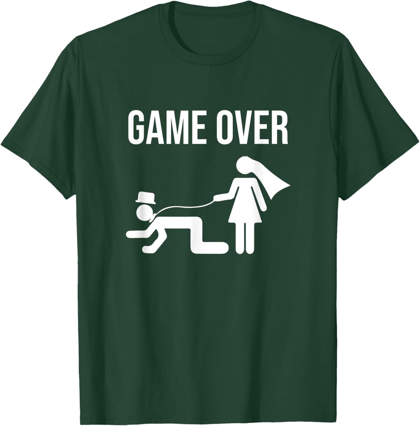 Funny Bride Groom Bachelor Bachelorette Wedding Groom T-Shirt - T-Shirt | Forest