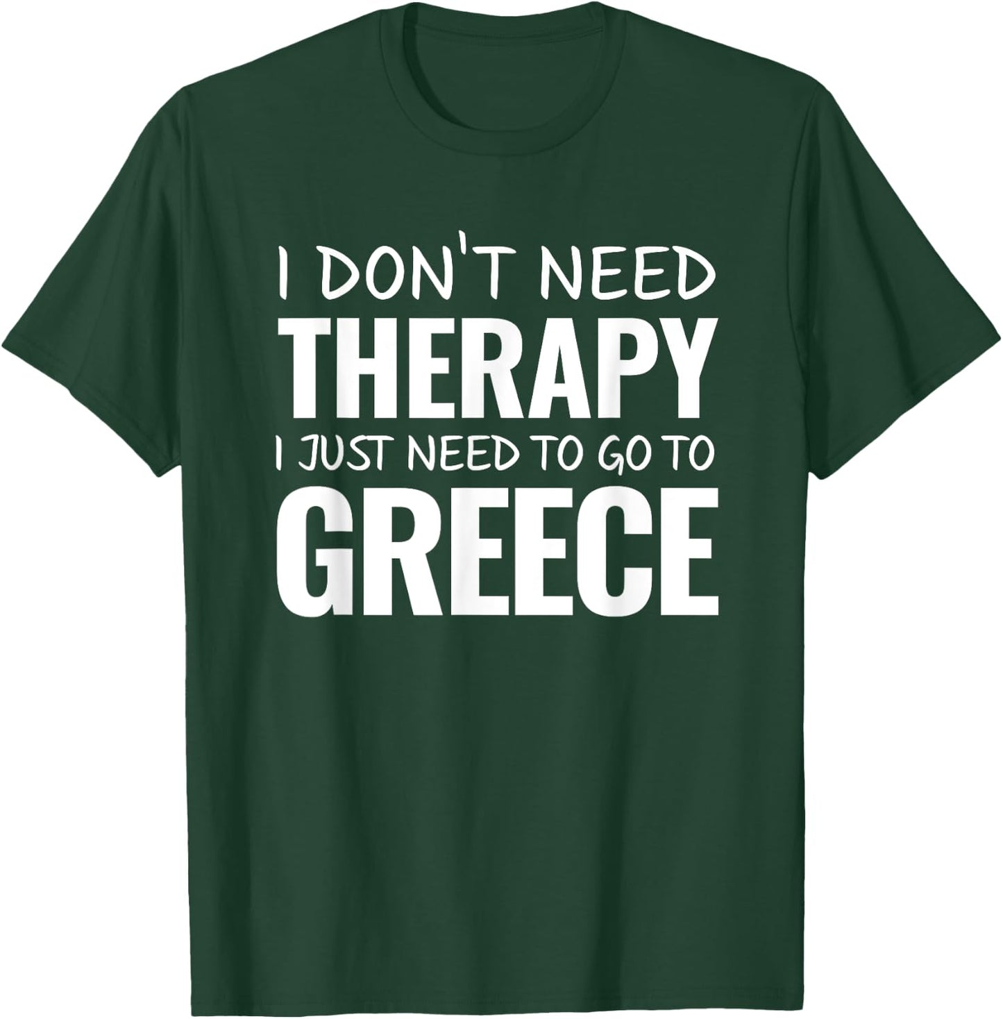 Greece for Greek Souvenir Gift Greece Trip T-Shirt - T-Shirt | Forest