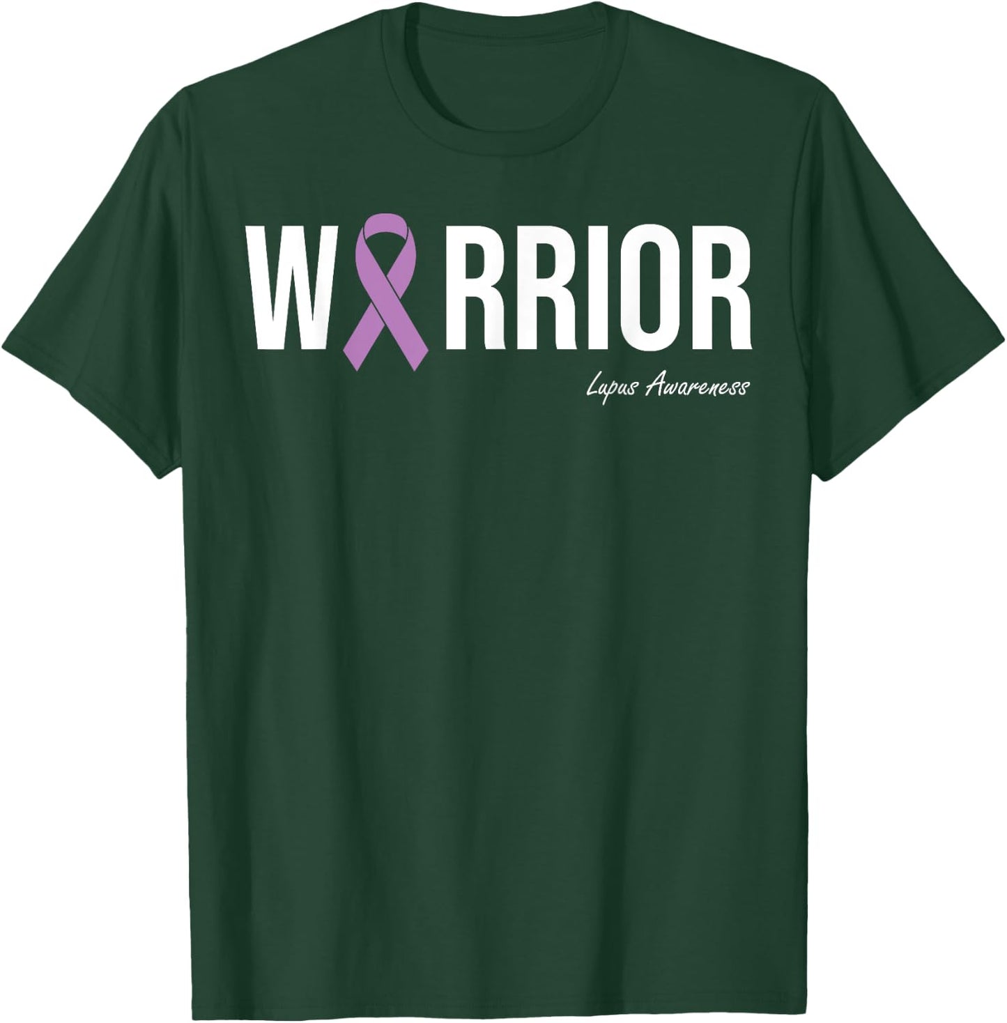 Lupus Awareness Purple Ribbon T-Shirt - T-Shirt | Forest