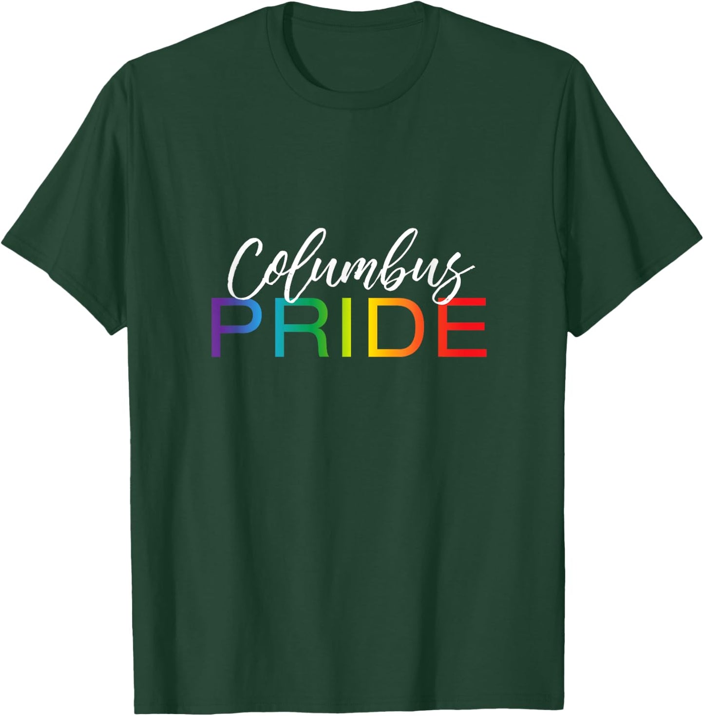 Columbus Pride Shirt, Cute Gay Pride Month Gift T-Shirt - T-Shirt | Forest