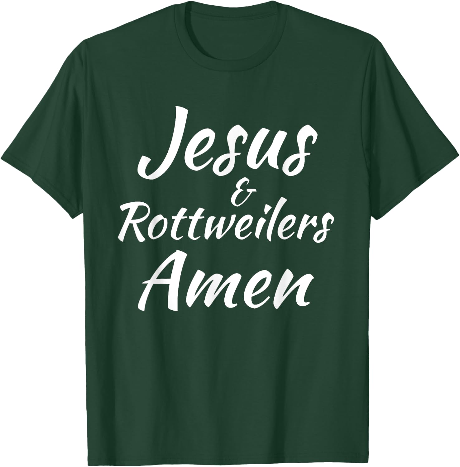 Jesus and Rottweilers Christian Faith Dog Women T-Shirt - T-Shirt | Forest