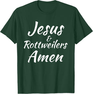 Jesus and Rottweilers Christian Faith Dog Women T-Shirt - T-Shirt | Forest