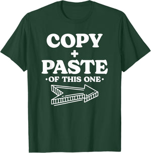 Twins Matching Copy Paste Twinning Fun Twin Costume T-Shirt - T-Shirt | Forest